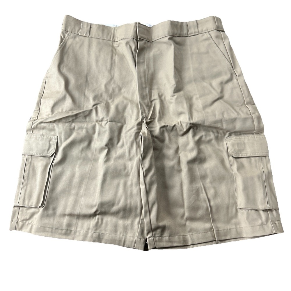 Dickies Mens Cargo Shorts Loose Fit 44 Tan Beige 12in Inseam WR888DS